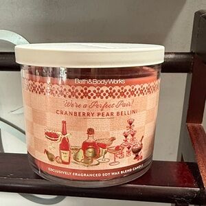 Bath & Body Works Cranberry Pear Bellini Candle